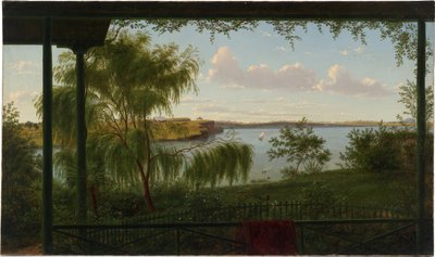 From the Verandah of Purrumbete by Eugene von Guérard